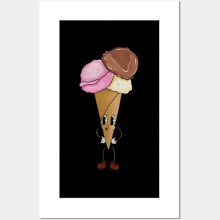 Ice Cream Cone Posters and Art